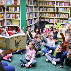 Wizyta przedszkolaków z okazji Tygodnia Bibliotek
